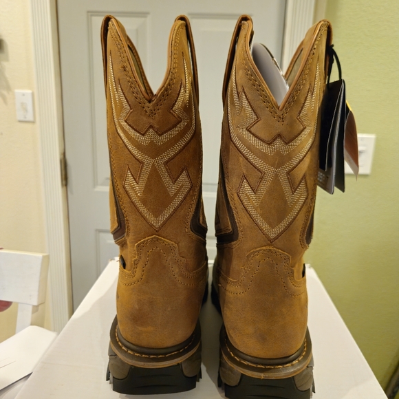 CODY JAMES DECIMATOR ASE7 WESTERN WORK BOOTS SOFT TOE BCJ0WSPW25 MEN'S SIZE 9 D - Picture 4 of 10